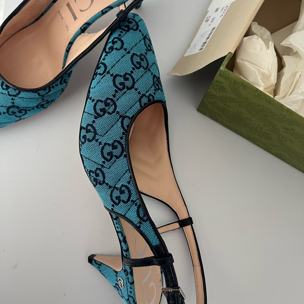 Gucci Marmot kitten heels 39.5
